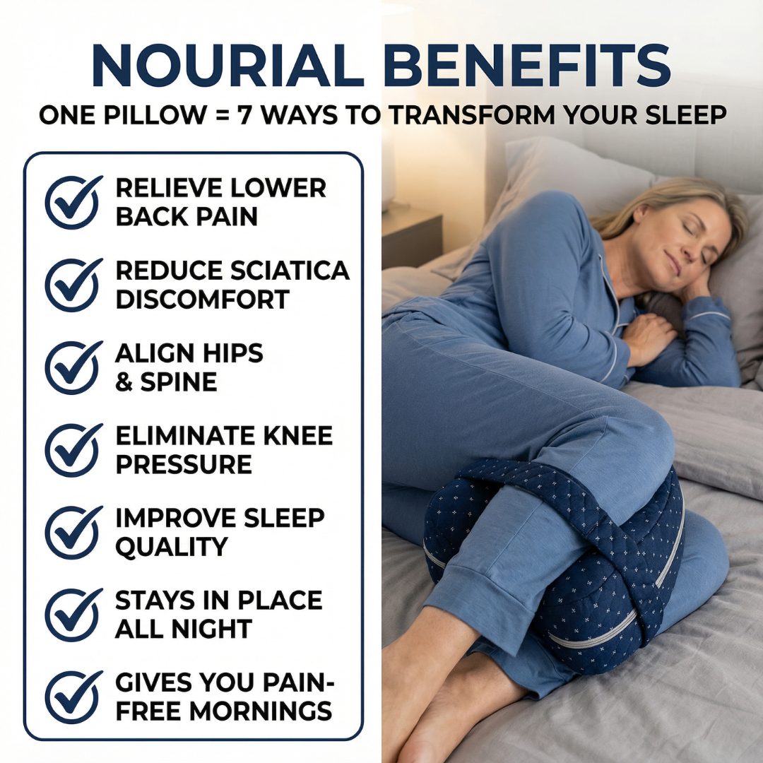 Knee Alignment Pillow | Relieves Hips, Back & Sciatica