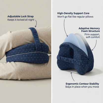 Knee Alignment Pillow | Relieves Hips, Back & Sciatica