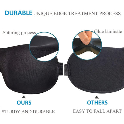 3D Deep Sleep Mask (One Size Fits All)
