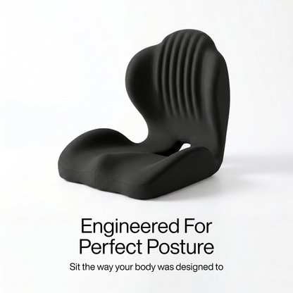 Ergonomic Back Support Seat Cushion - Stay Supported Through 8+ Hour Sitting Days
