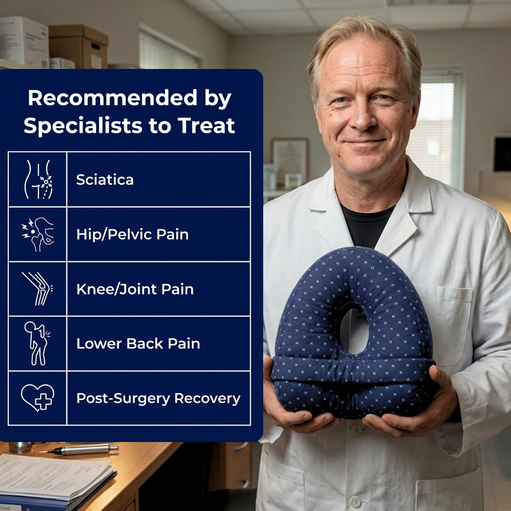 Knee Alignment Pillow | Relieves Hips, Back & Sciatica